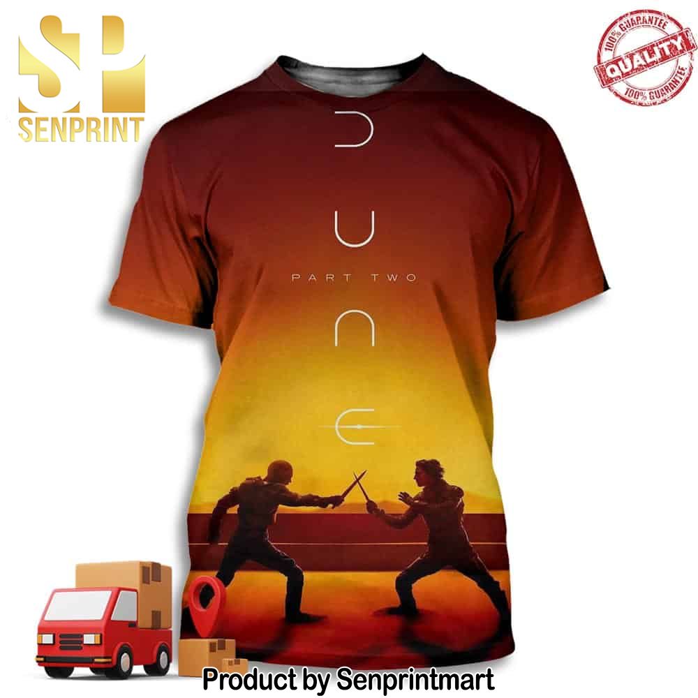 Official Poster For Masterpiece Dune Part Two Sand Planet Full Printing Shirt – Senprintmart Store 3070