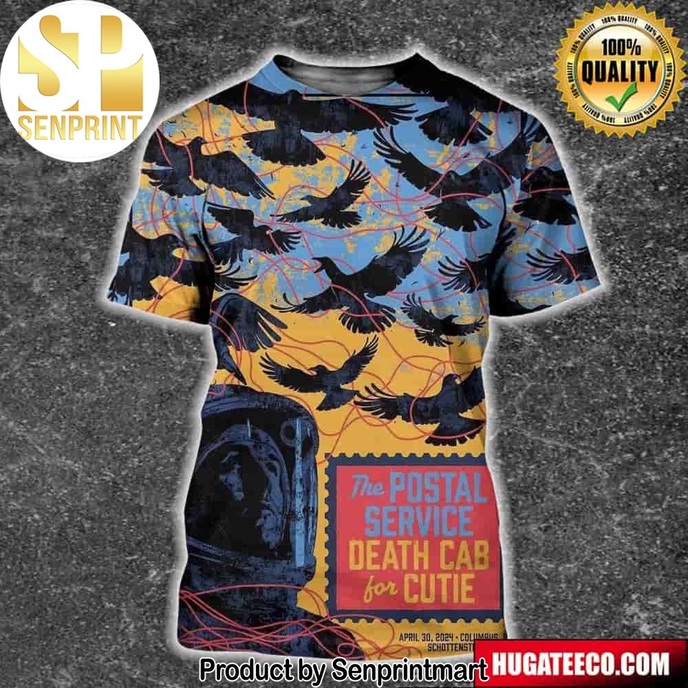 Poster For Death Cab For Cutie Show At Schottenstein Center In Columbus Unisex 3D Shirt – Senprintmart Store 2628