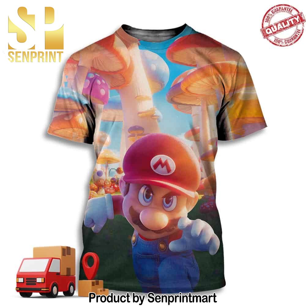 Poster For New Super Mario Bros Releasing In Theaters April 3 2026 Full Printing Shirt – Senprintmart Store 2975