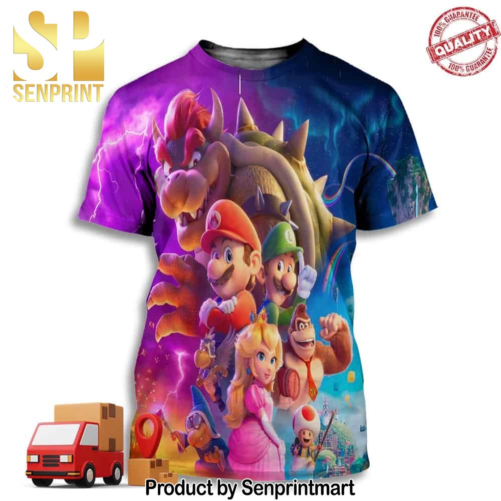 Poster For New Super Mario Bros Will Be Released On April 3 2026 Full Printing Shirt – Senprintmart Store 2974