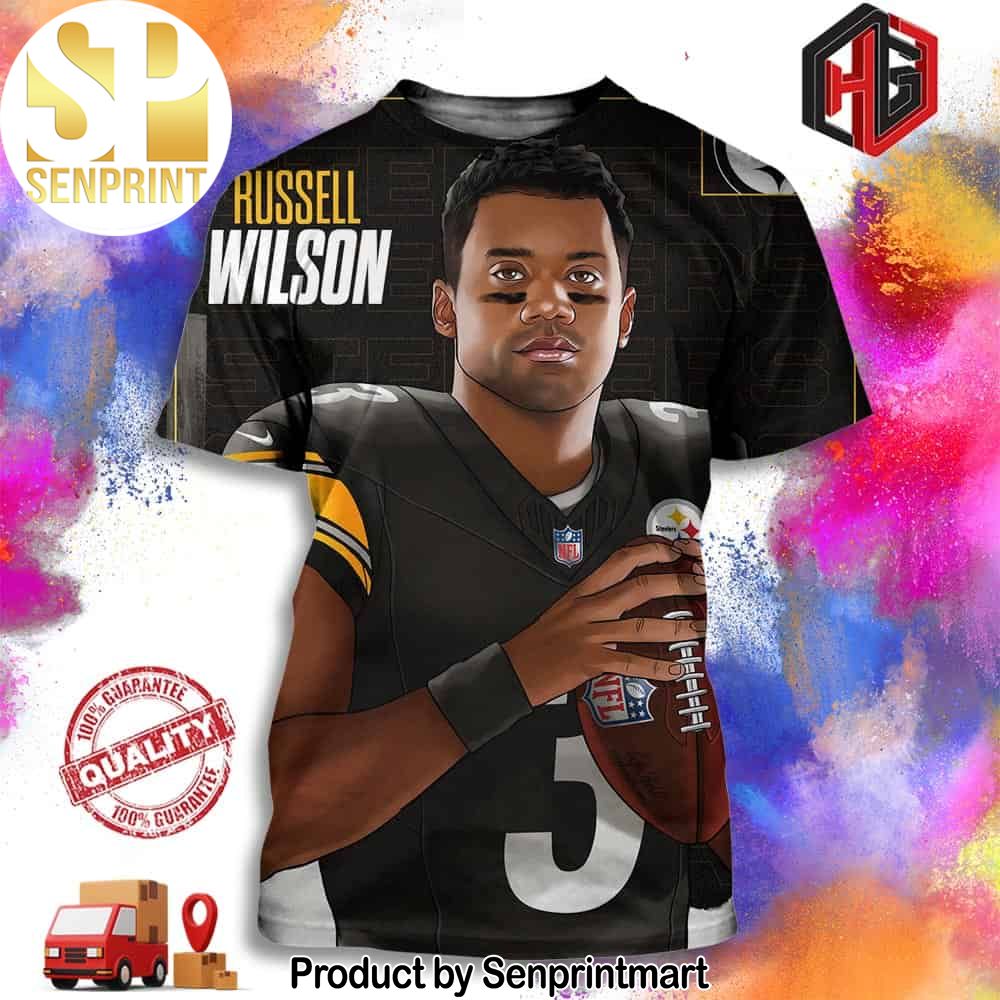 Russell Wilson Intends To Sign With The Pittsburgh Steelers Full Printing Shirt – Senprintmart Store 3025