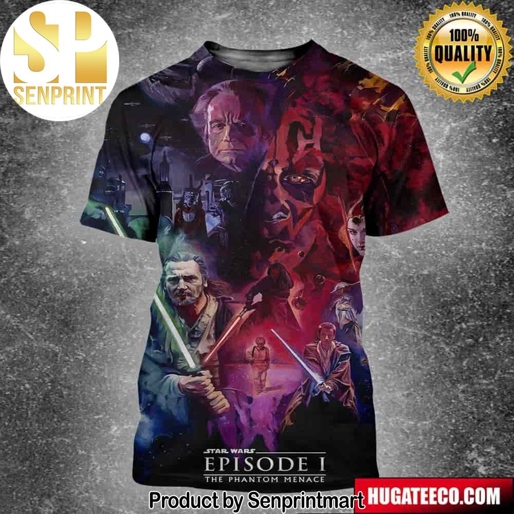 Star Wars The Episode I The Phantom Menace Be With You On May 4th 2024 Unisex 3D Shirt – Senprintmart Store 2594