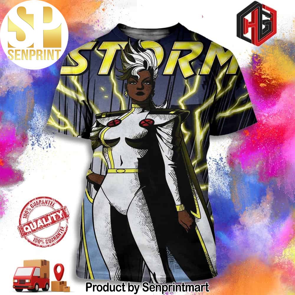 Storm Promotional Art For X-men 97 Full Printing Shirt – Senprintmart Store 3000