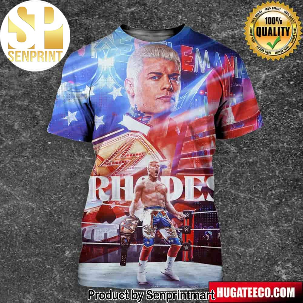 Story Finished Cody Rhodes Is New Undisputed WWE Universal Champion Wrestlemania 40 2024 All Over Print T-Shirt Full Printing Shirt – Senprintmart Store 2769