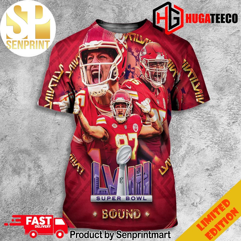 Super Bowl Champpionship Super Bowl Kansas City Chiefs Merchandise 3D All Over Print T-Shirt – Senprintmart Store 3299