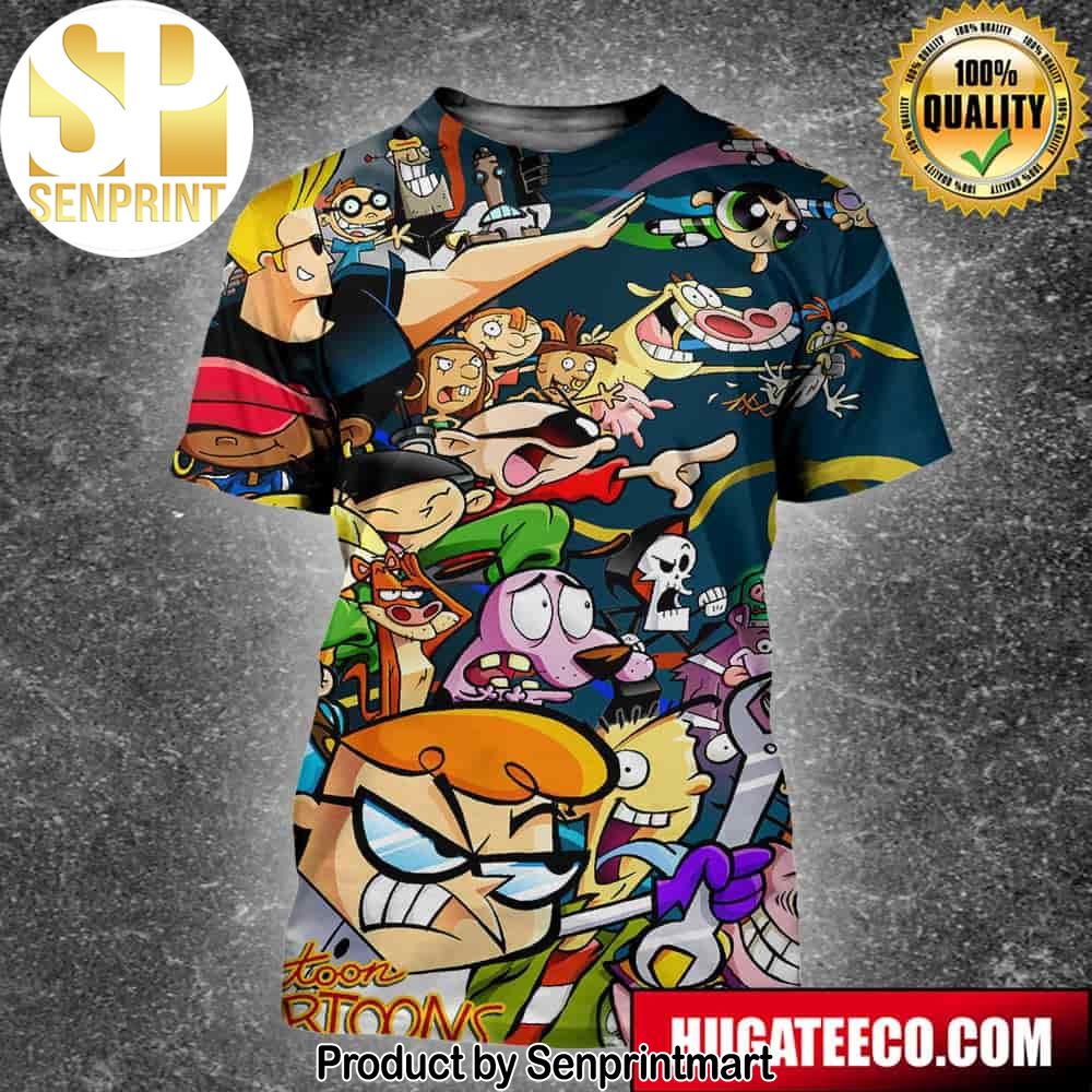 The Golden Age Of Cartoon Network Full Printing Shirt – Senprintmart Store 2480