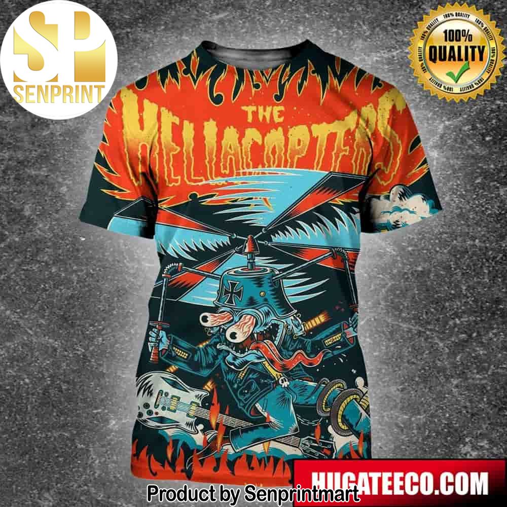 The Hellacopters Europe Tour 24 Doctor Juanpa 3D Shirt – Senprintmart Store 2509