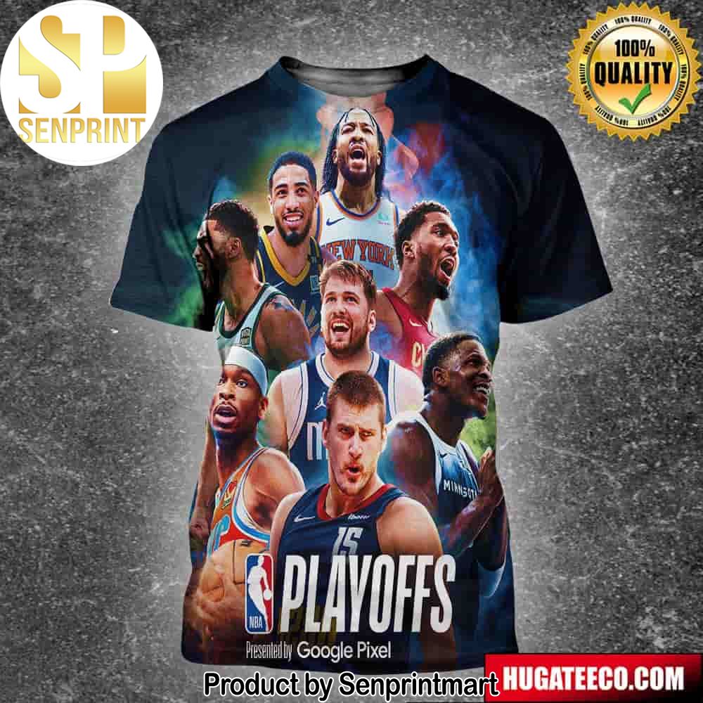 The NBA’s Brightest Young Stars Led The Way In Round 1 NBA Playoffs Presented By Google Pixel Unisex 3D Shirt – Senprintmart Store 2545