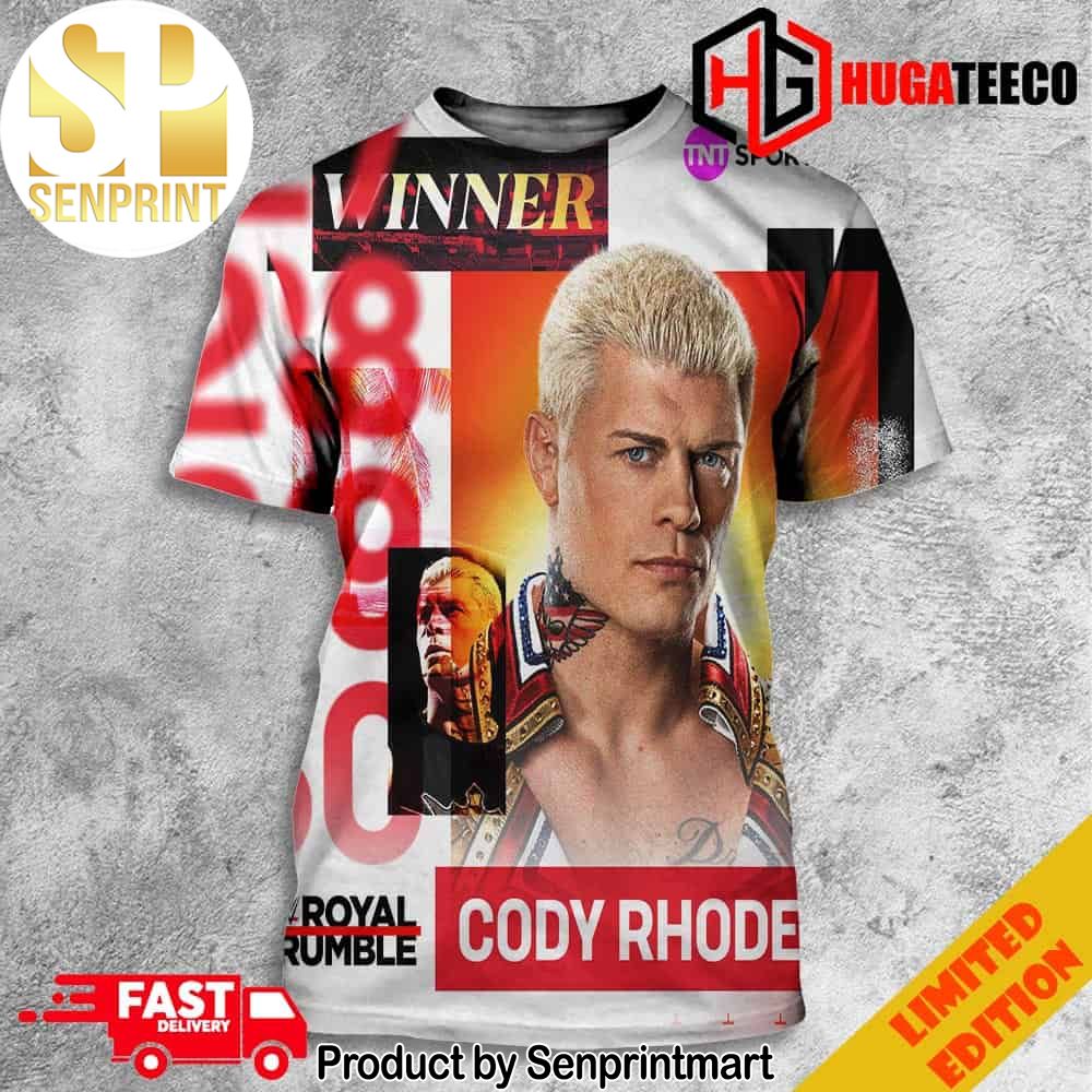 Time To Finish The Story Cody Rhodes Has Won The Royal Rumble For The Second Year In A Row And Will Main Event WrestleMania XL All Over Print T-Shirt – Senprintmart Store 3289