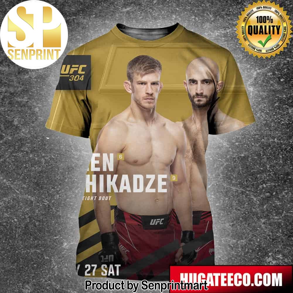 UFC 304 Arnold Billy Allen And Giga Chikadze Featherweight Bout July 27 Sat Unisex 3D Shirt – Senprintmart Store 2457