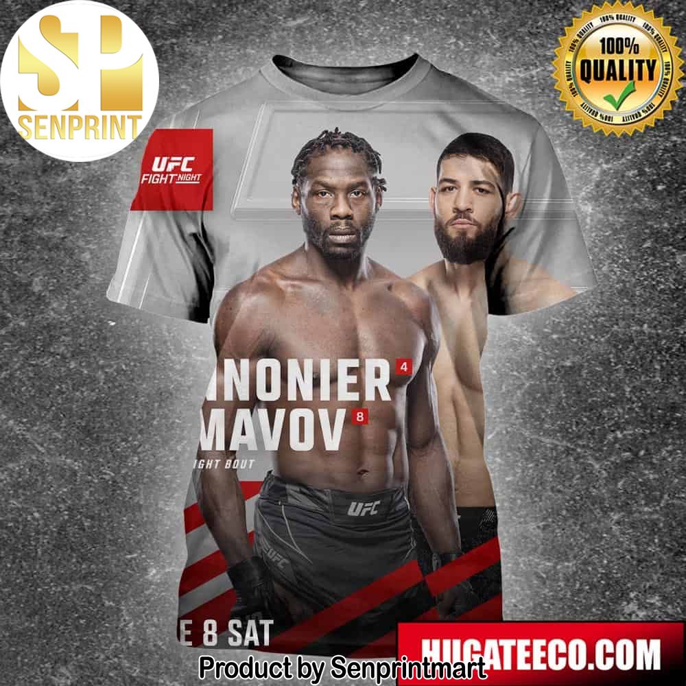 UFC Fight Night Jared Cannonier Will Face Off Against Imavov Nassourdine On Saturday June 8th Unisex 3D Shirt – Senprintmart Store 2453