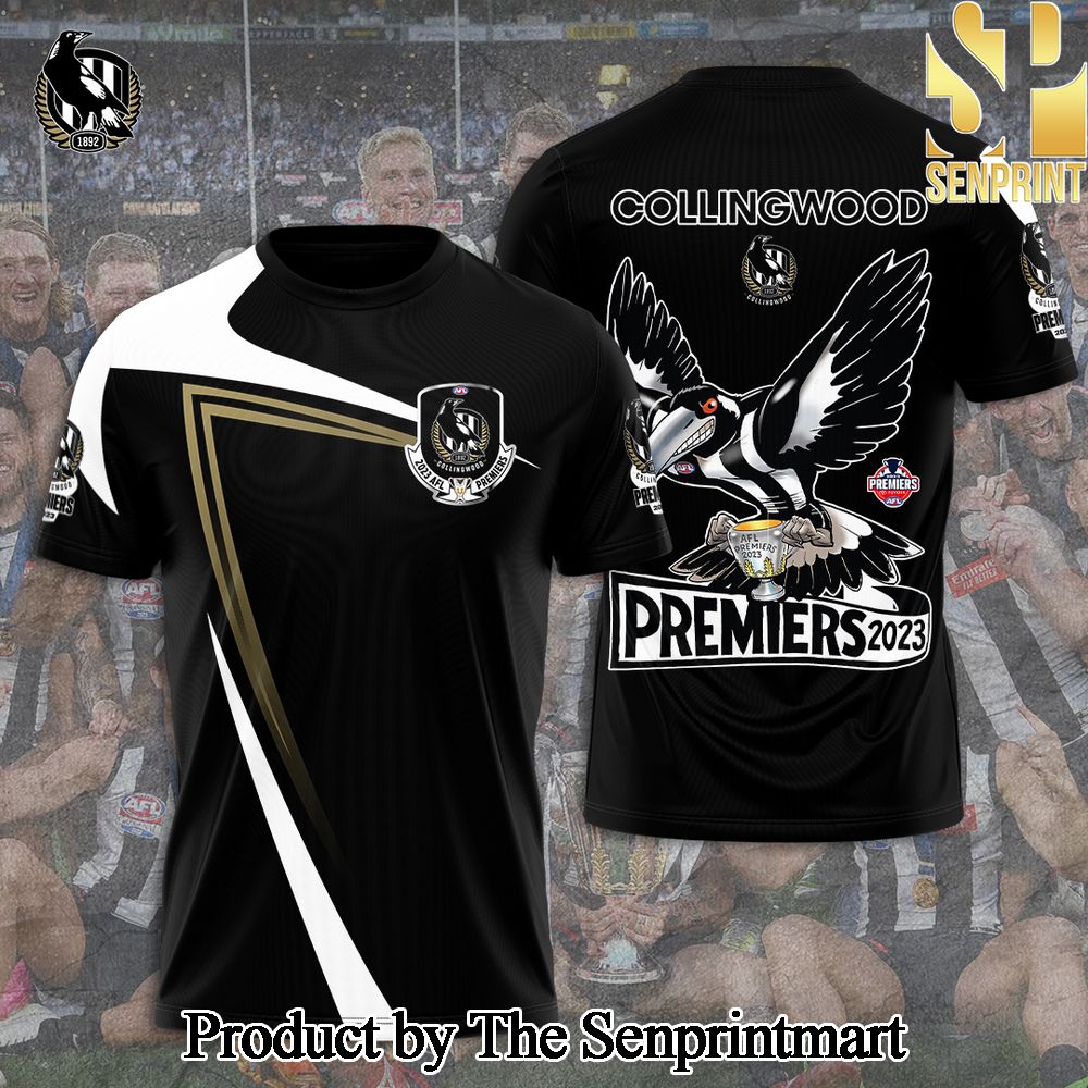 2023 AFL Premiers Collingwood FC 3D Full Printed Shirt – SEN6722