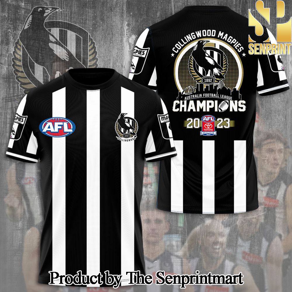 2023 AFL Premiers Collingwood FC 3D Full Printed Shirt – SEN6749