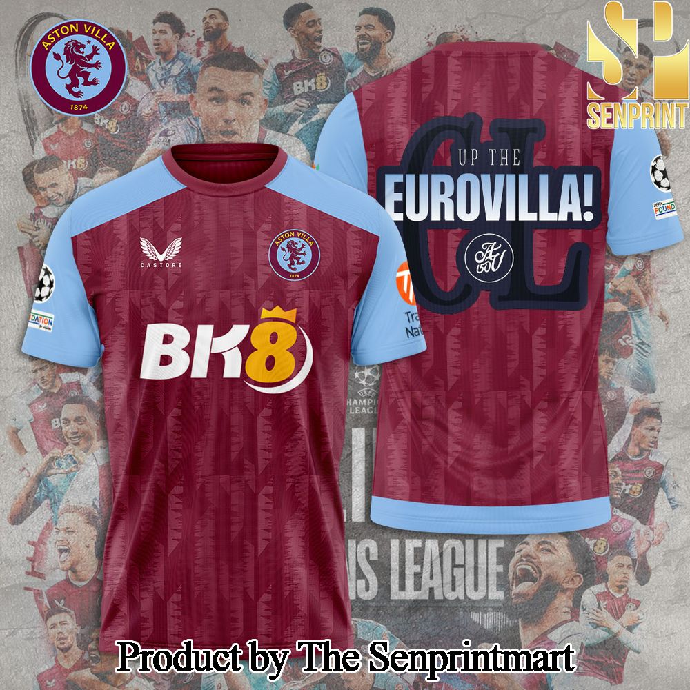 Aston Villa 3D Full Printed Shirt – SEN2741