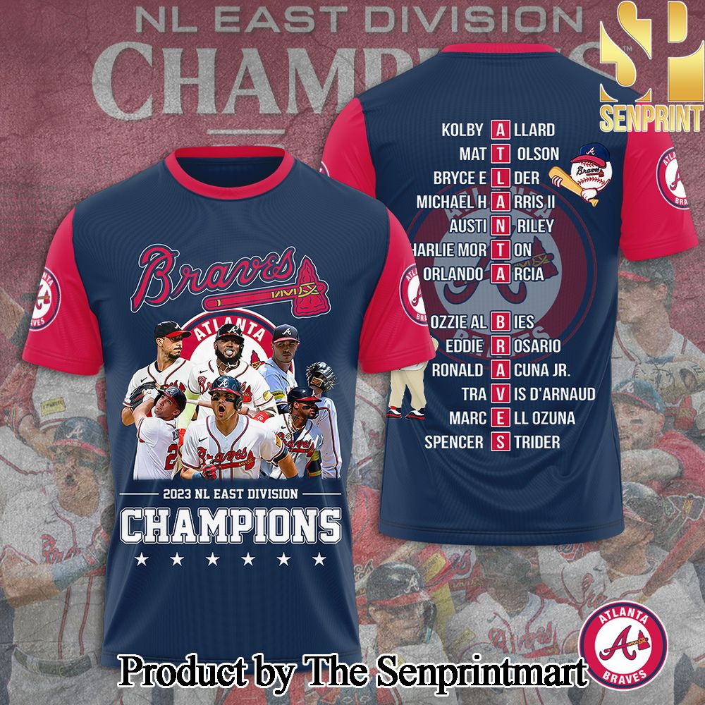 Atlanta Braves 3D Full Printed Shirt – SEN6895