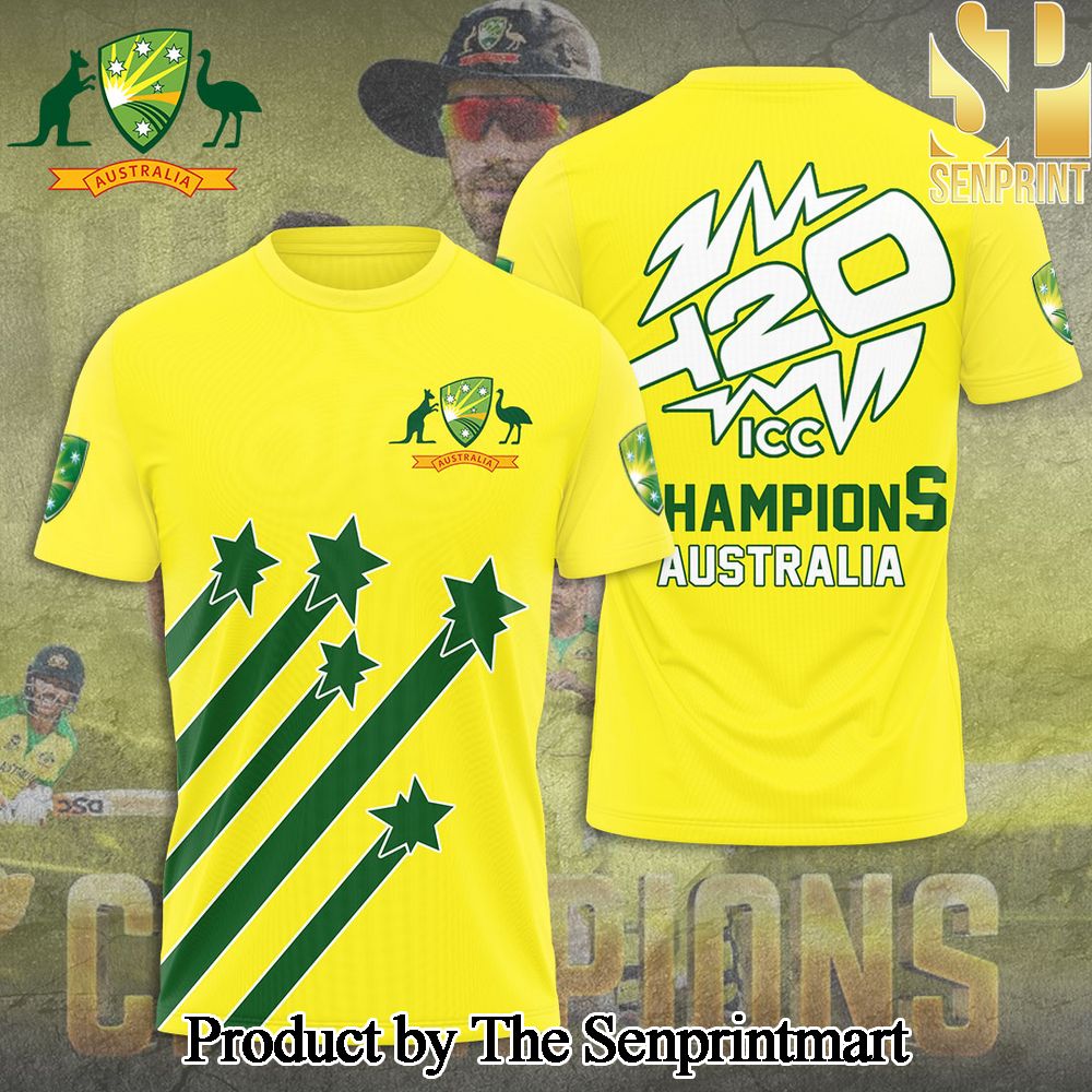 Australian Men’s Cricket Team 3D Full Printed Shirt – SEN2037