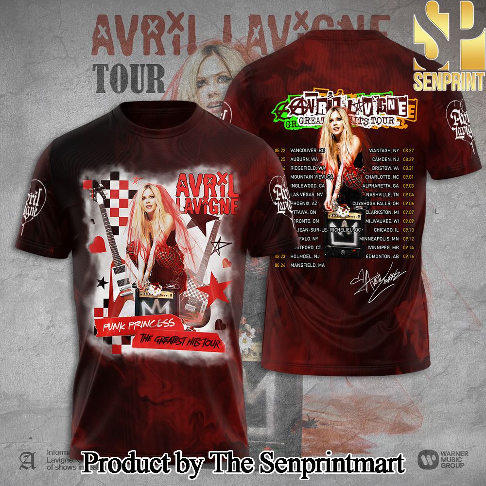 Avril Lavigne 3D Full Printed Shirt – SEN4163