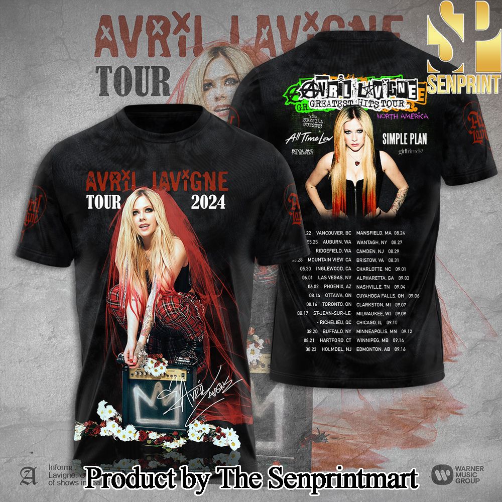 Avril Lavigne 3D Full Printed Shirt – SEN4166
