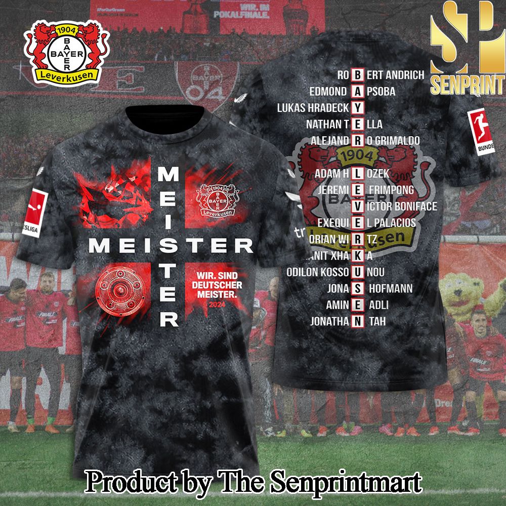 Bayer Leverkusen 3D Full Printed Shirt – SEN3318