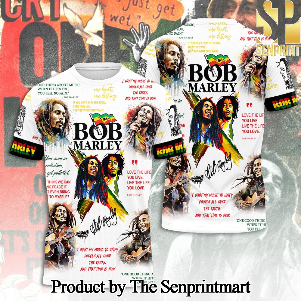 Bob Marley 3D Full Printed Shirt – SEN3174