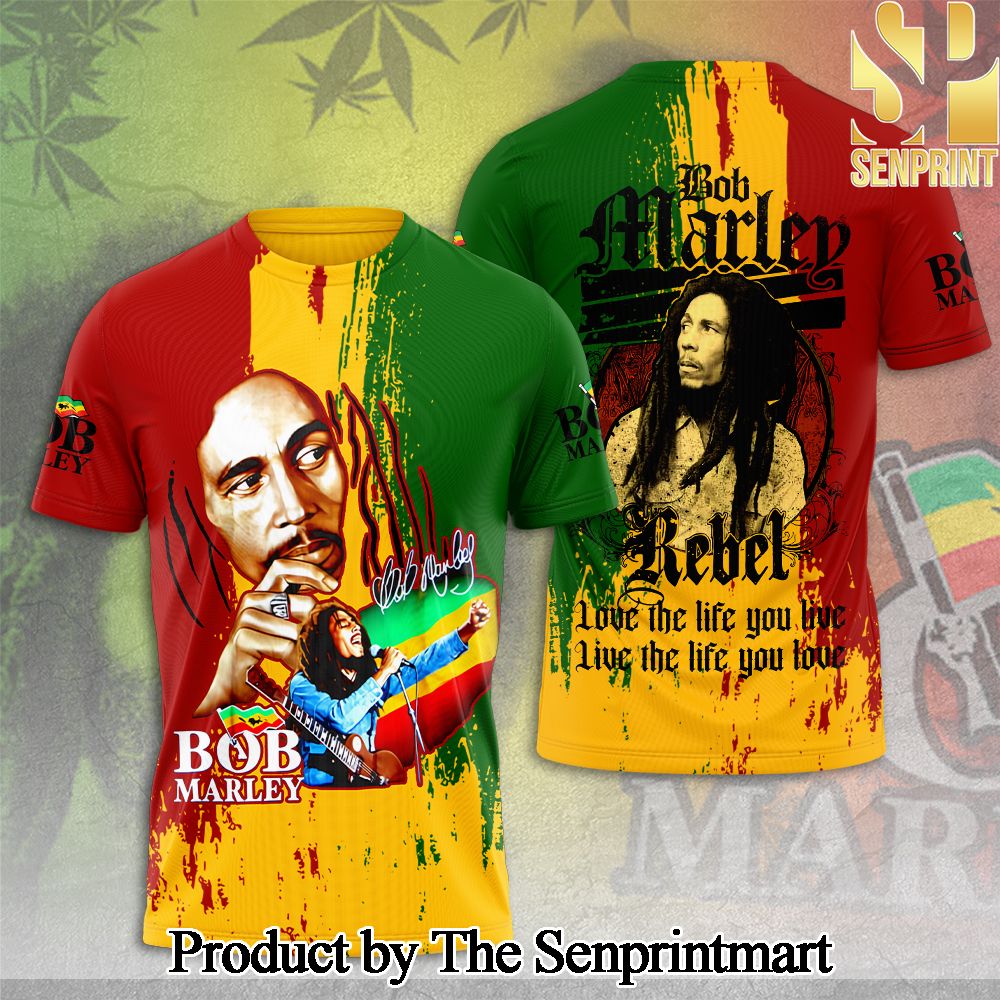 Bob Marley 3D Full Printed Shirt – SEN3563