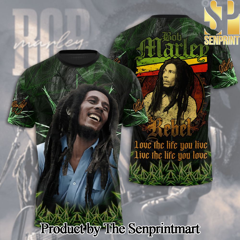 Bob Marley 3D Full Printed Shirt – SEN3604