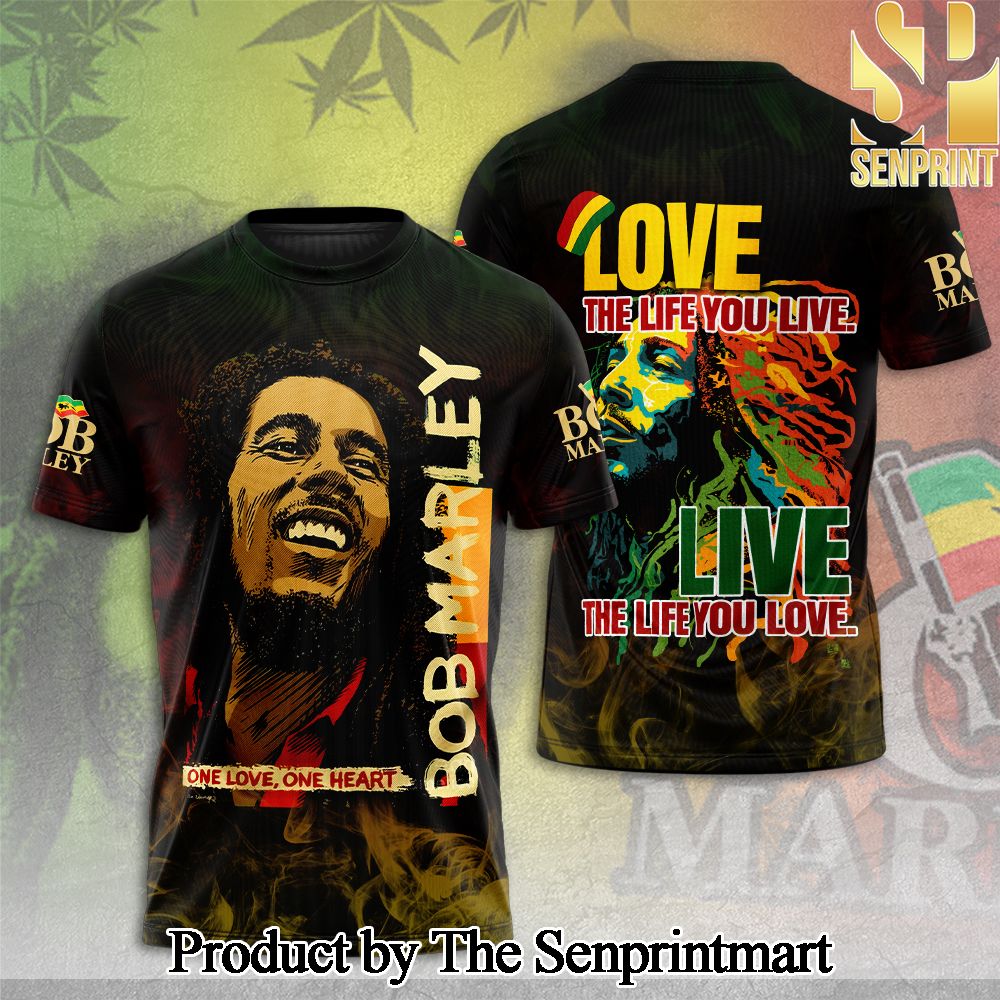 Bob Marley 3D Full Printed Shirt – SEN3607