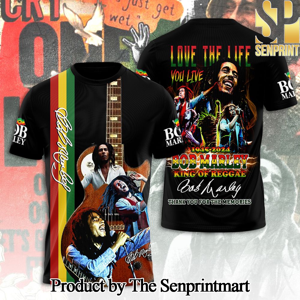 Bob Marley 3D Full Printed Shirt – SEN3788
