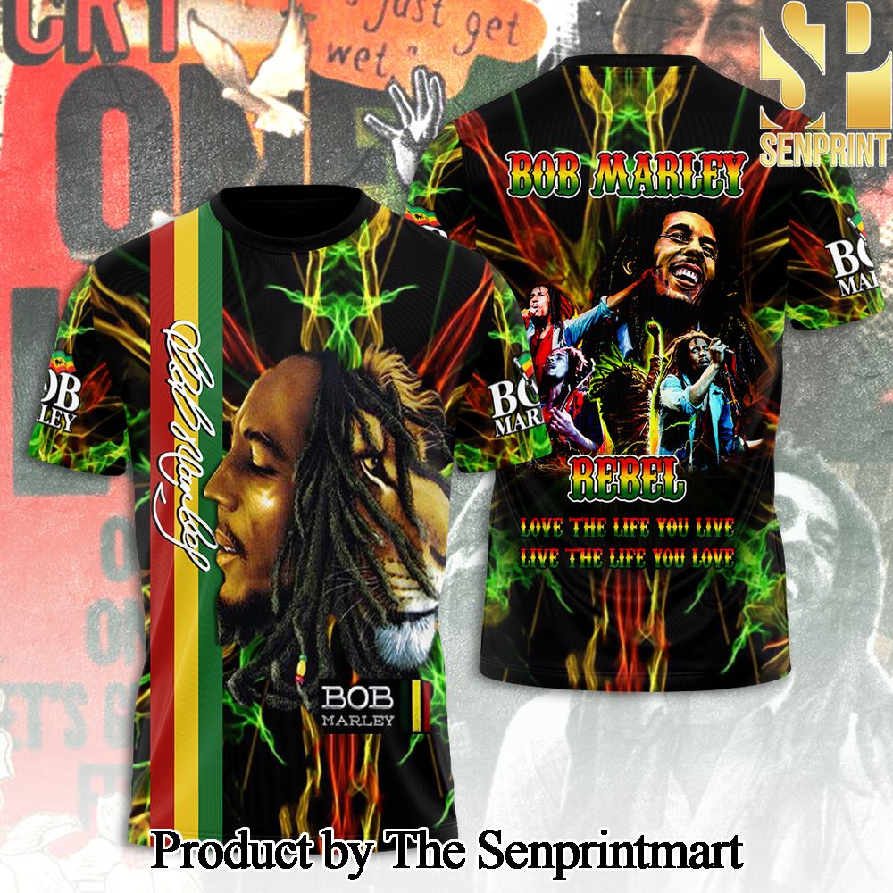 Bob Marley 3D Full Printed Shirt – SEN3791