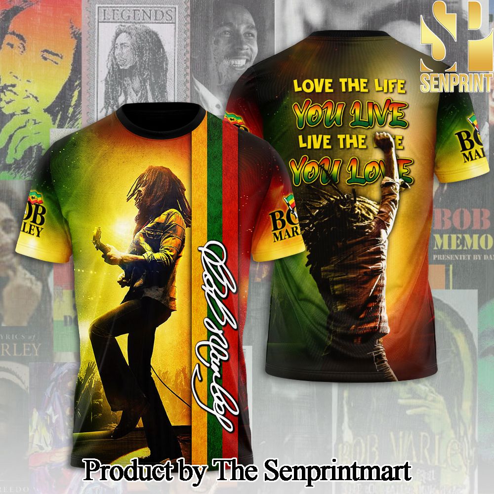 Bob Marley 3D Full Printed Shirt – SEN3841