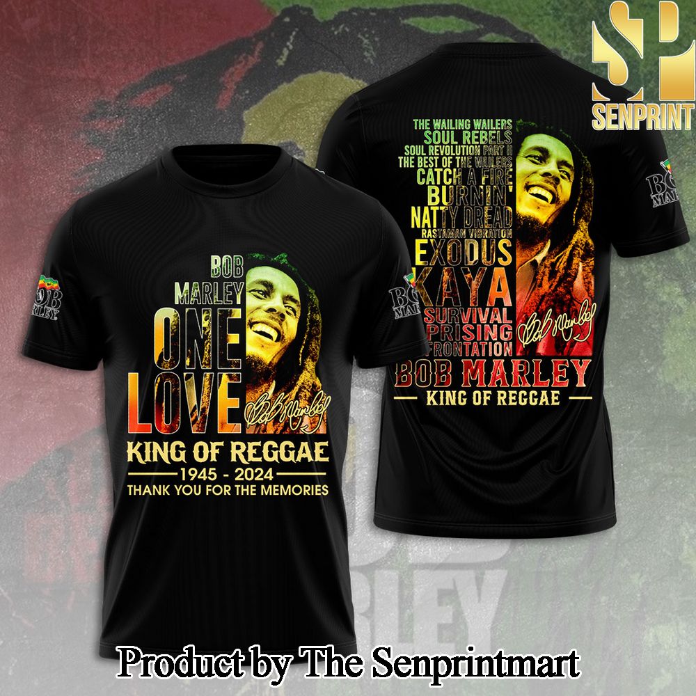 Bob Marley 3D Full Printed Shirt – SEN4162