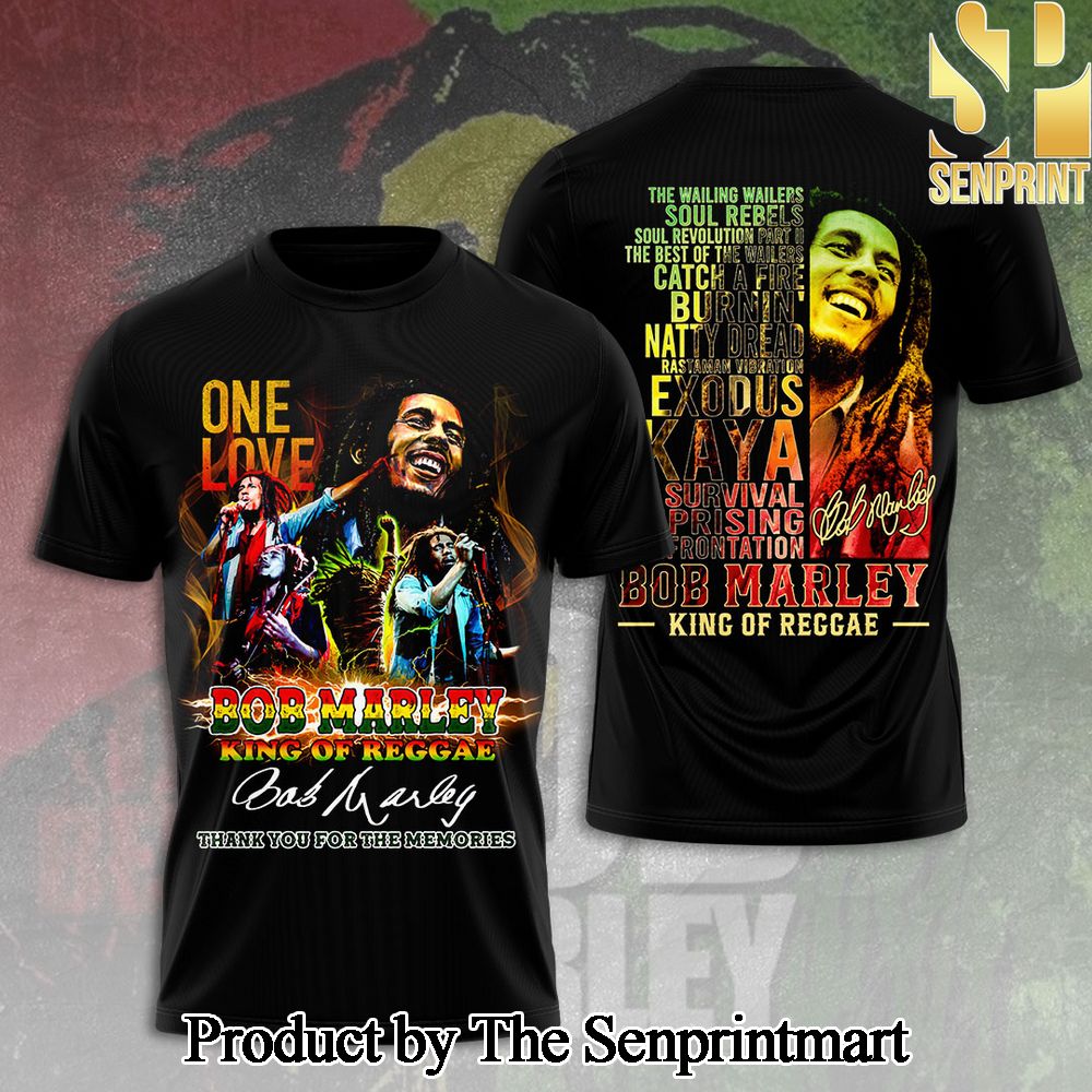 Bob Marley 3D Full Printed Shirt – SEN4256