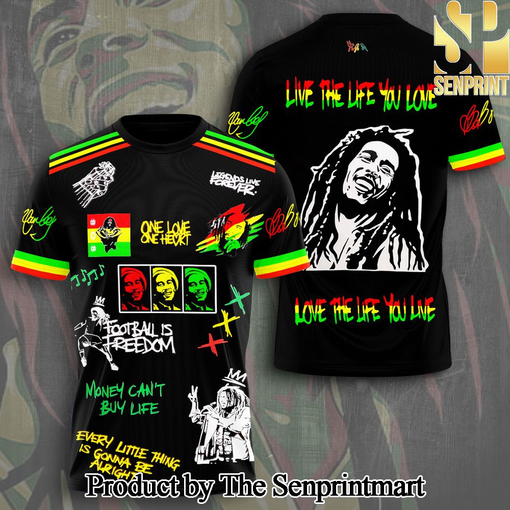 Bob Marley 3D Full Printed Shirt – SEN5312