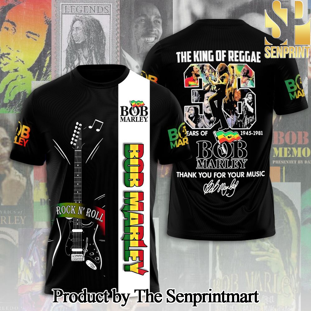 Bob Marley 3D Full Printed Shirt – SEN6074