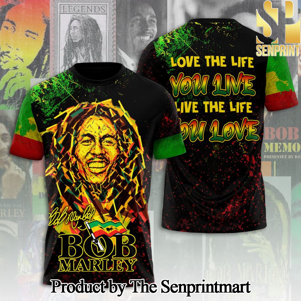Bob Marley 3D Full Printed Shirt – SEN6084