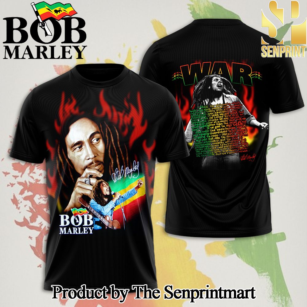 Bob Marley x Africa 3D Full Printed Shirt – SEN5311