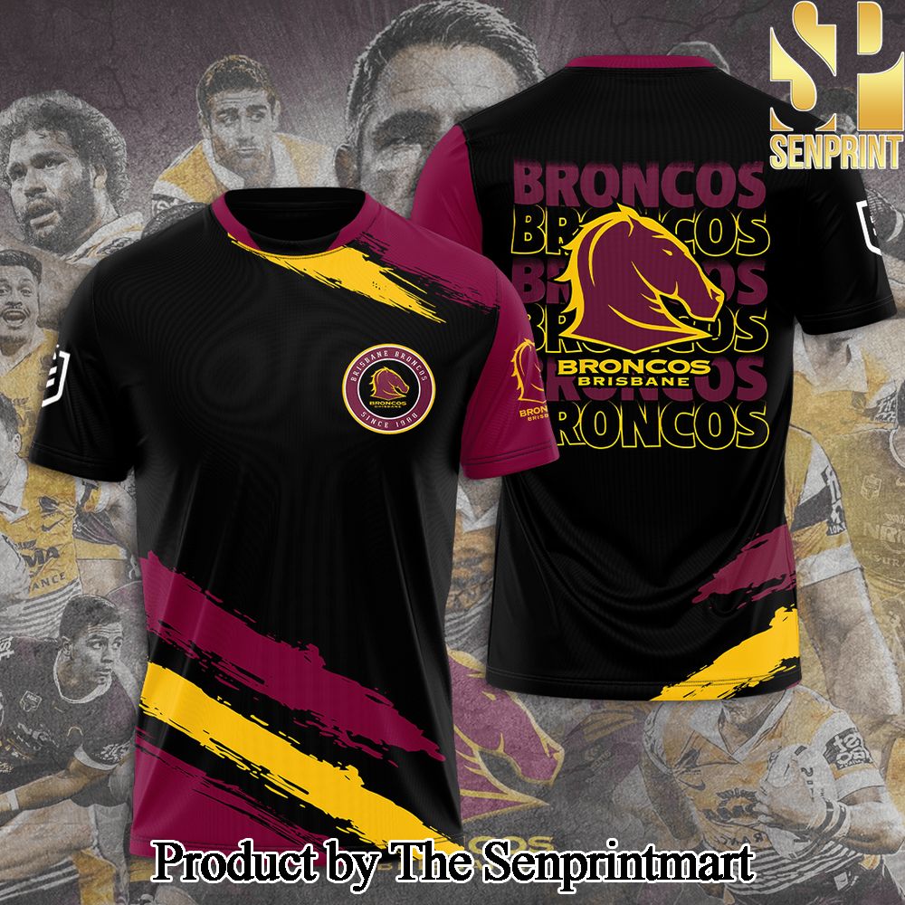 Brisbane Broncos 3D Full Printed Shirt – SEN4087