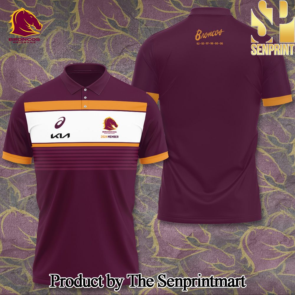 Brisbane Broncos 3D Full Printed Shirt – SEN6285