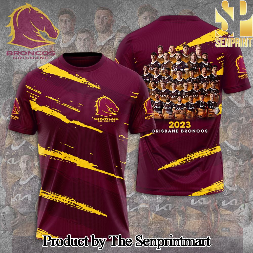 Brisbane Broncos 3D Full Printed Shirt – SEN6751