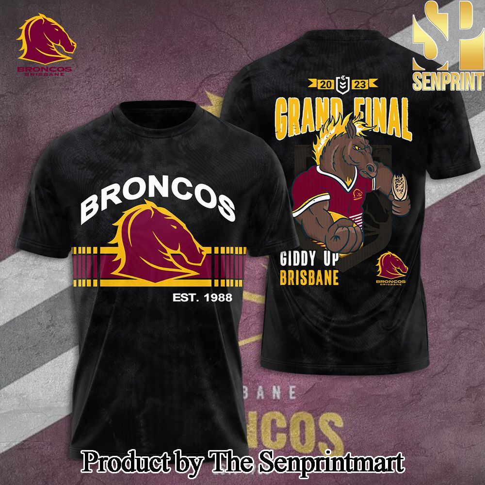 Brisbane Broncos 3D Full Printed Shirt – SEN6752