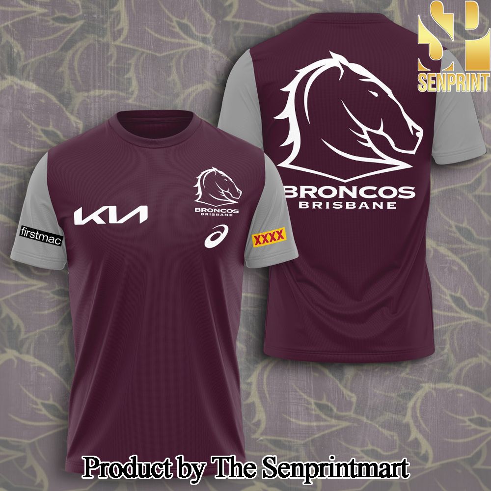 Brisbane Broncos 3D Full Printed Shirt – SEN6977