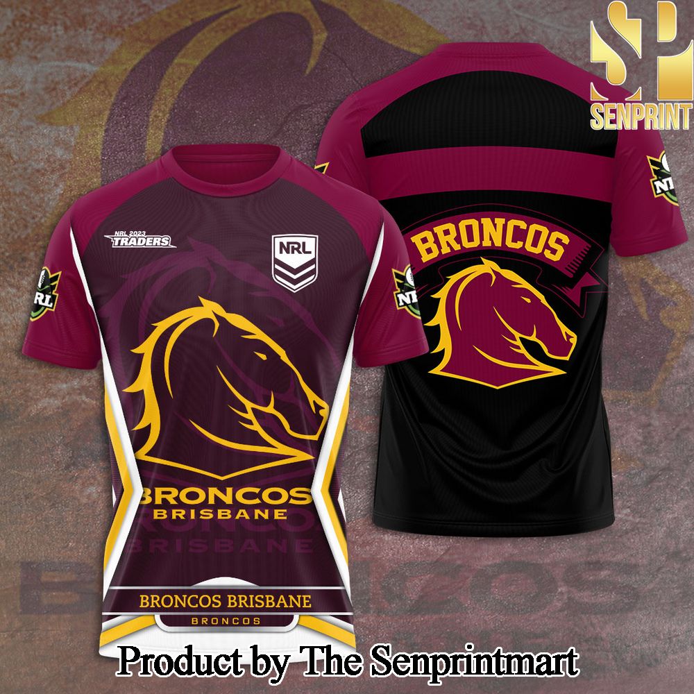 Brisbane Broncos 3D Full Printed Shirt – SEN7404