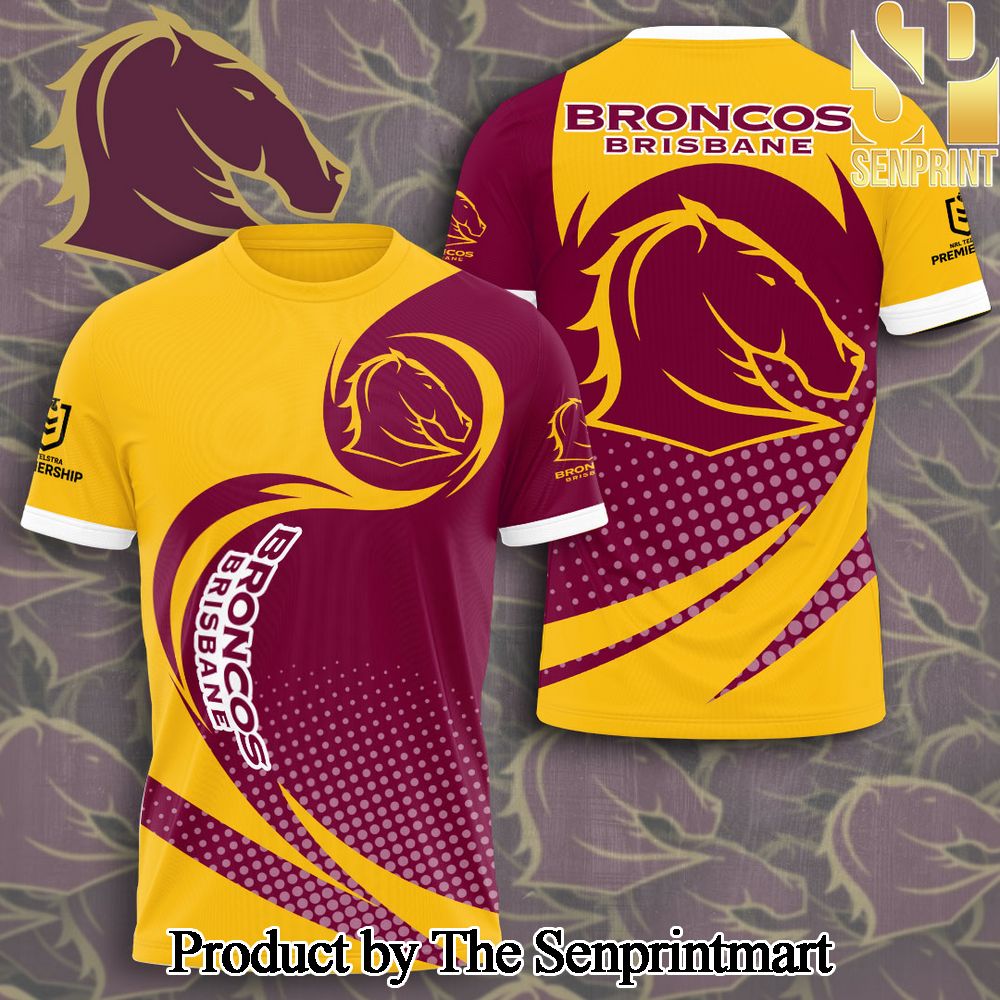 Brisbane Broncos 3D Full Printed Shirt – SEN7428