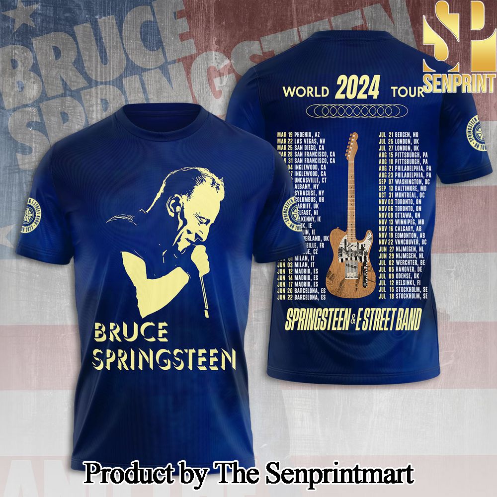 Bruce Springsteen 3D Full Printed Shirt – SEN3127