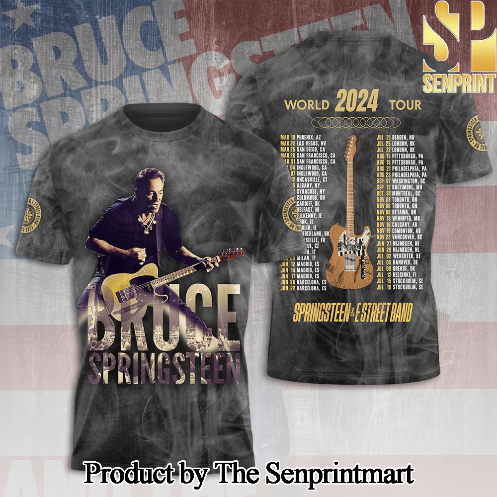 Bruce Springsteen 3D Full Printed Shirt – SEN3156