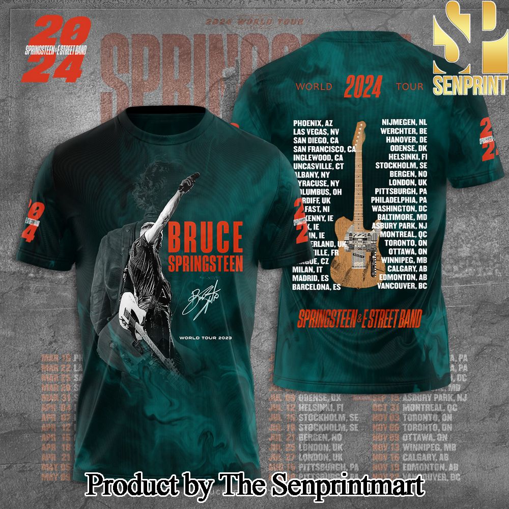 Bruce Springsteen 3D Full Printed Shirt – SEN3293