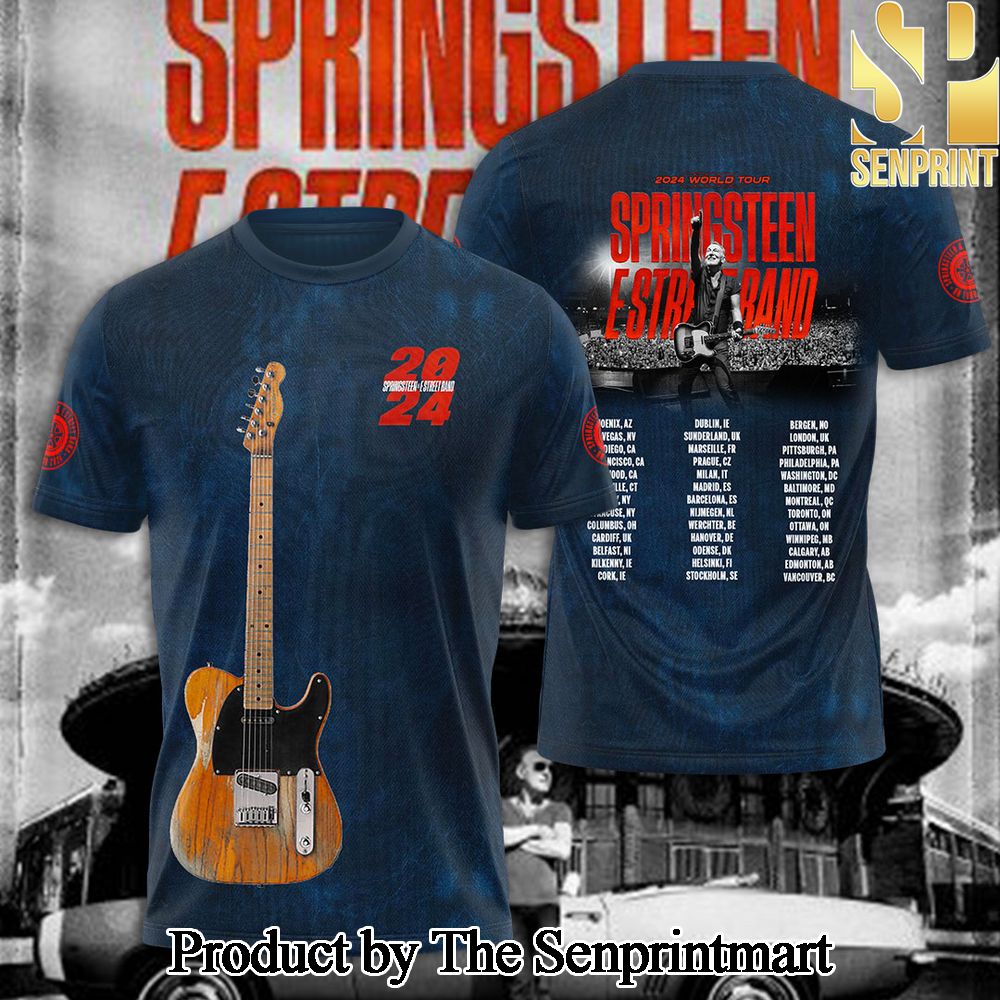 Bruce Springsteen 3D Full Printed Shirt – SEN4447