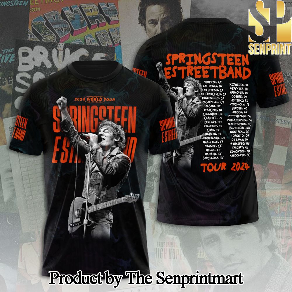 Bruce Springsteen 3D Full Printed Shirt – SEN4448