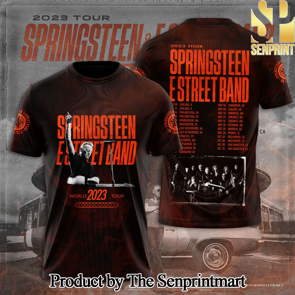 Bruce Springsteen 3D Full Printed Shirt – SEN5477