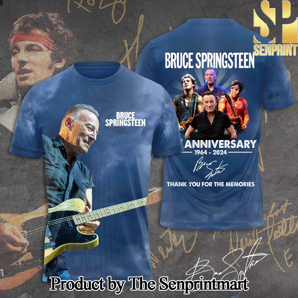 Bruce Springsteen 3D Full Printed Shirt – SEN6377